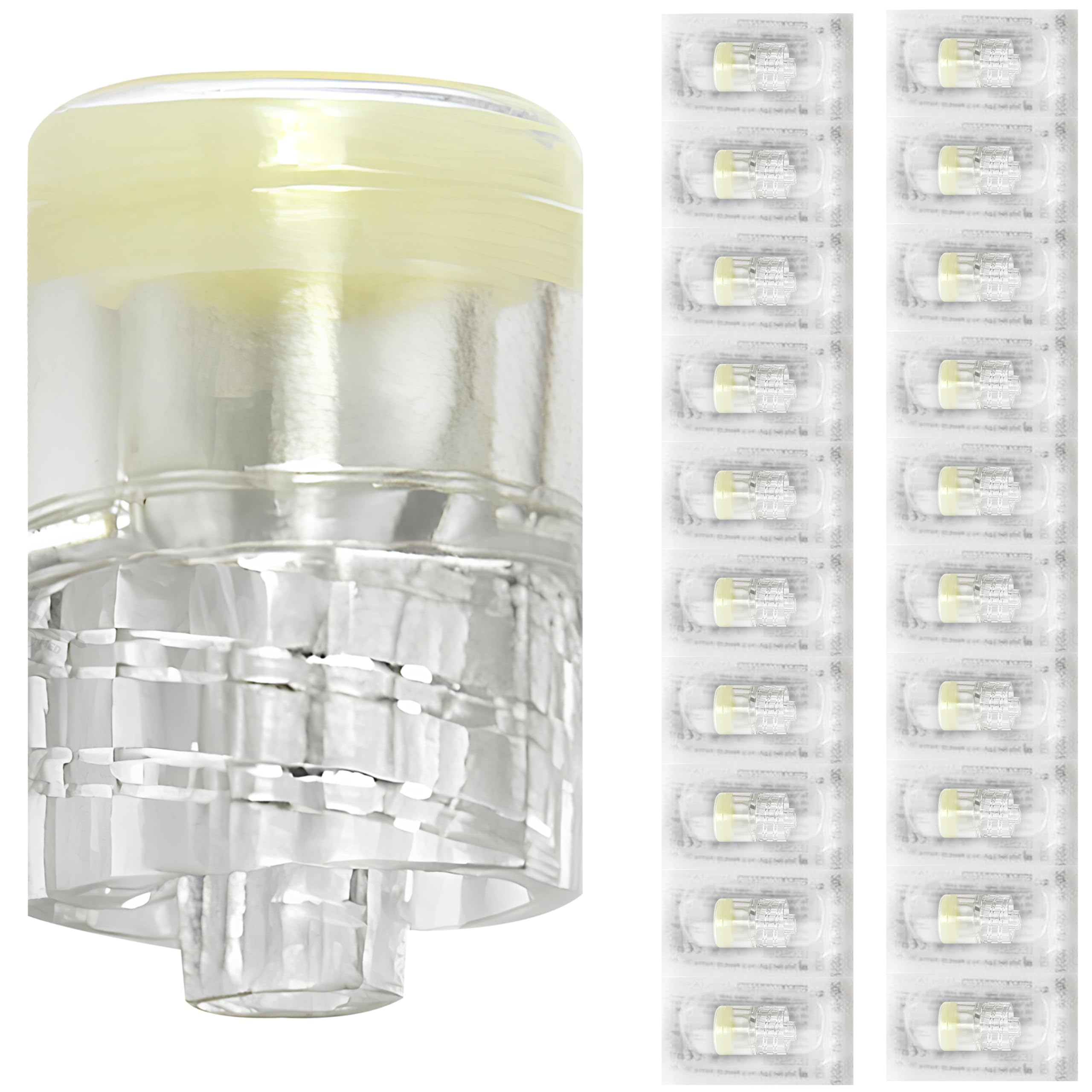 Tappi perforabili sterili LUER LOCK per aghi cannula 20 sztuk