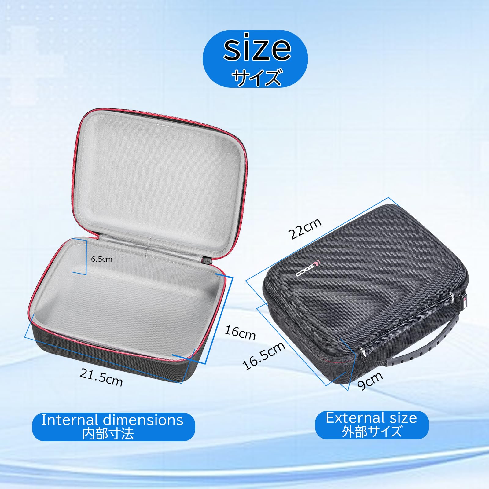 RLSOCO Etui do Omron X4 Smart/X2 Basic/X2 Smart+/X3 Comfort/M3 Comfort/Bronze/Silver/Iron/5 Series ciśnieniomierz naramienny & do OMRON BP5150/BP5255/BP5000/BP7250/BP742N(Tylko Etui)