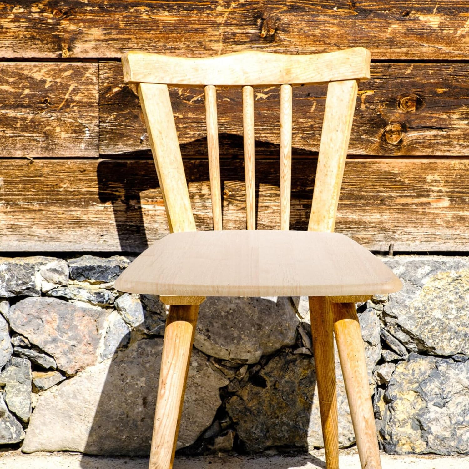 Luxshiny Diy Stool Seat Covers Wooden Chair Seat Office Chair Seating Home Decor