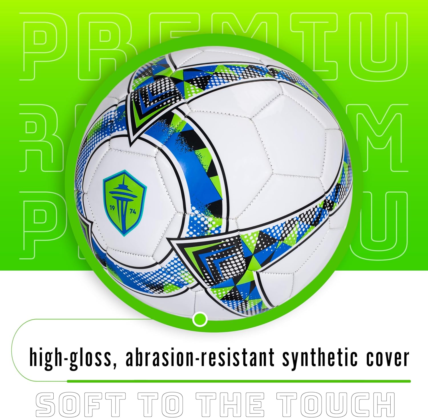 Franklin Sports Official MLS Team Soccer Balls - Official Size 5 Soccer Balls - Regulation Size + Weight Soccer Ball for Kids + Adults - Boys + Girls Soccer Ball - Air Pump Included