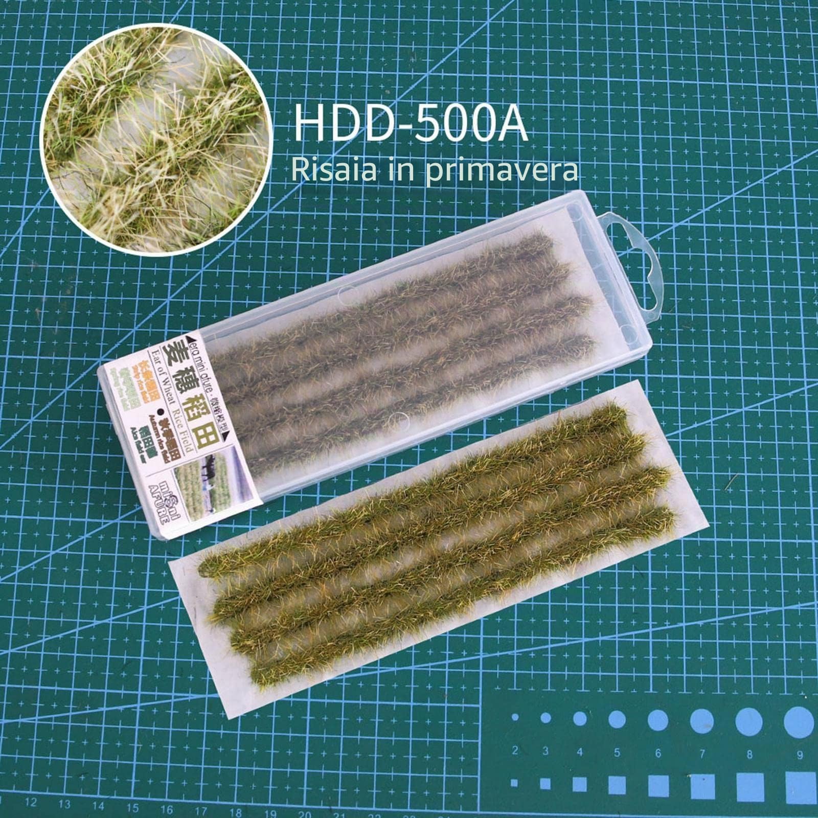 F Fityle 1: 72-87 Kit Campo di Grano in Miniatura Fai-da-Te per Accessori per Paesaggi Paesaggistici Statici da Prato Mini Ferroviari - Un