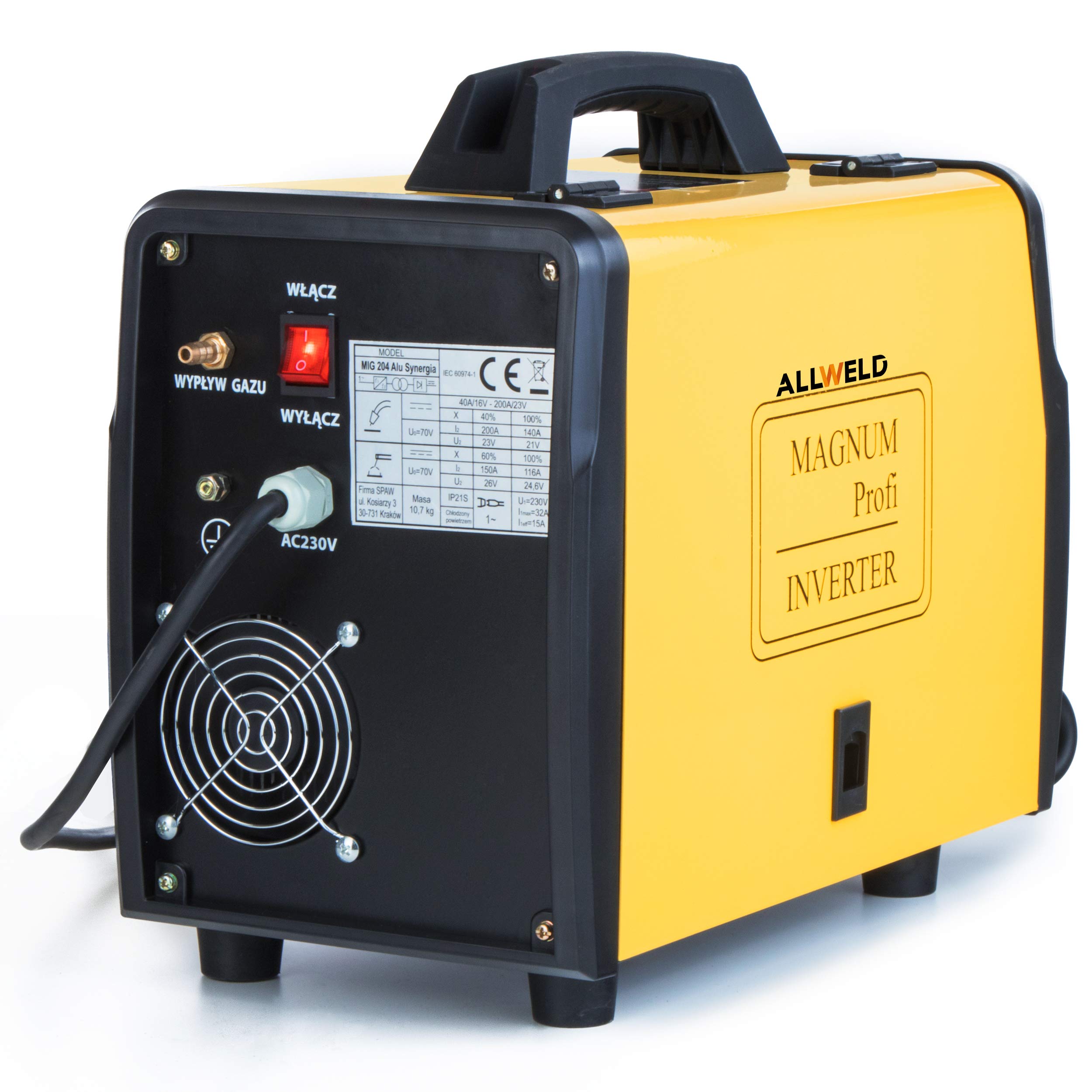 MIG Welder Inverter 3 in 1 IGBT Synergy Automatic Settings Portable