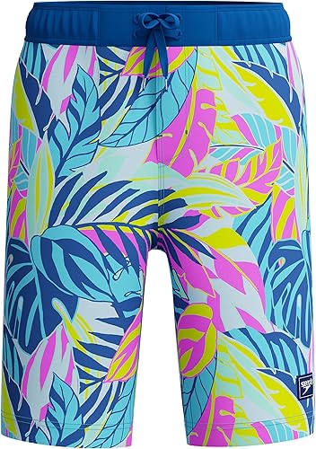 Speedo Short de Bain pour garçon - Longueur Genou - Imprimé E-Board
