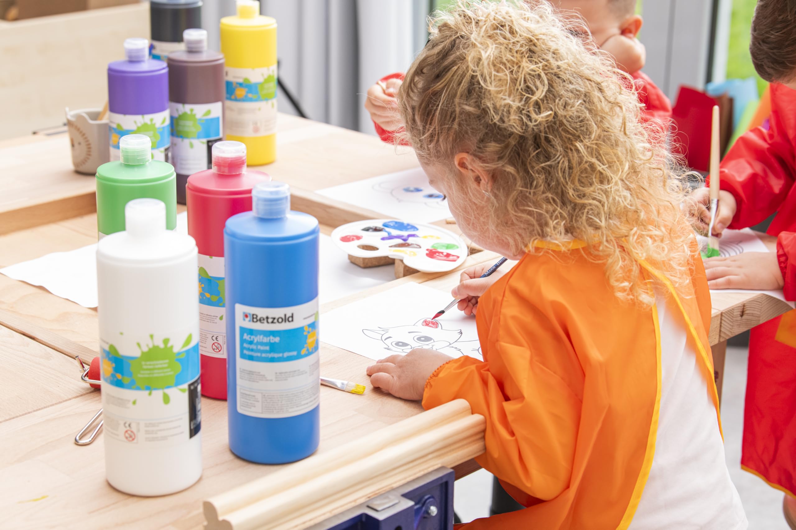 Betzold Acrylfarben 8er-Set - hohe Deckkraft mit Glanzeffekt Kunst-Ausstattung