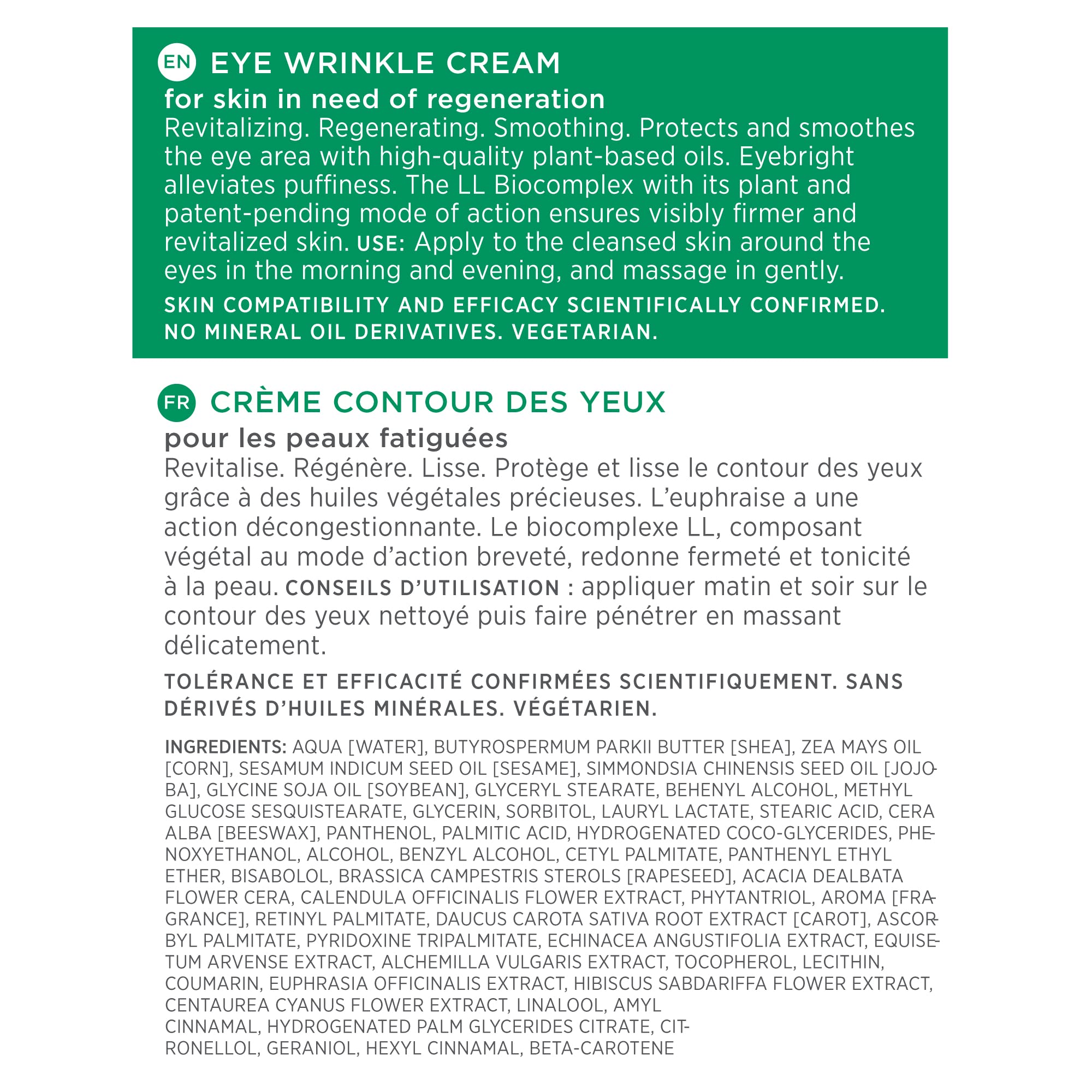 LL REGENERATION contorno de ojos 30ml.