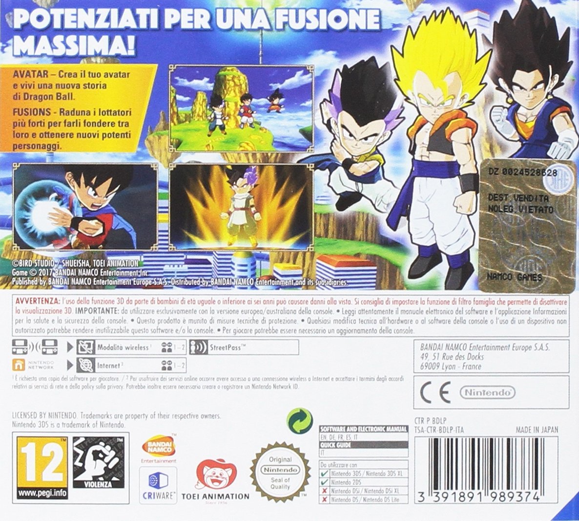 Image secondaire de Namco Bandai Dragon Ball Fusions