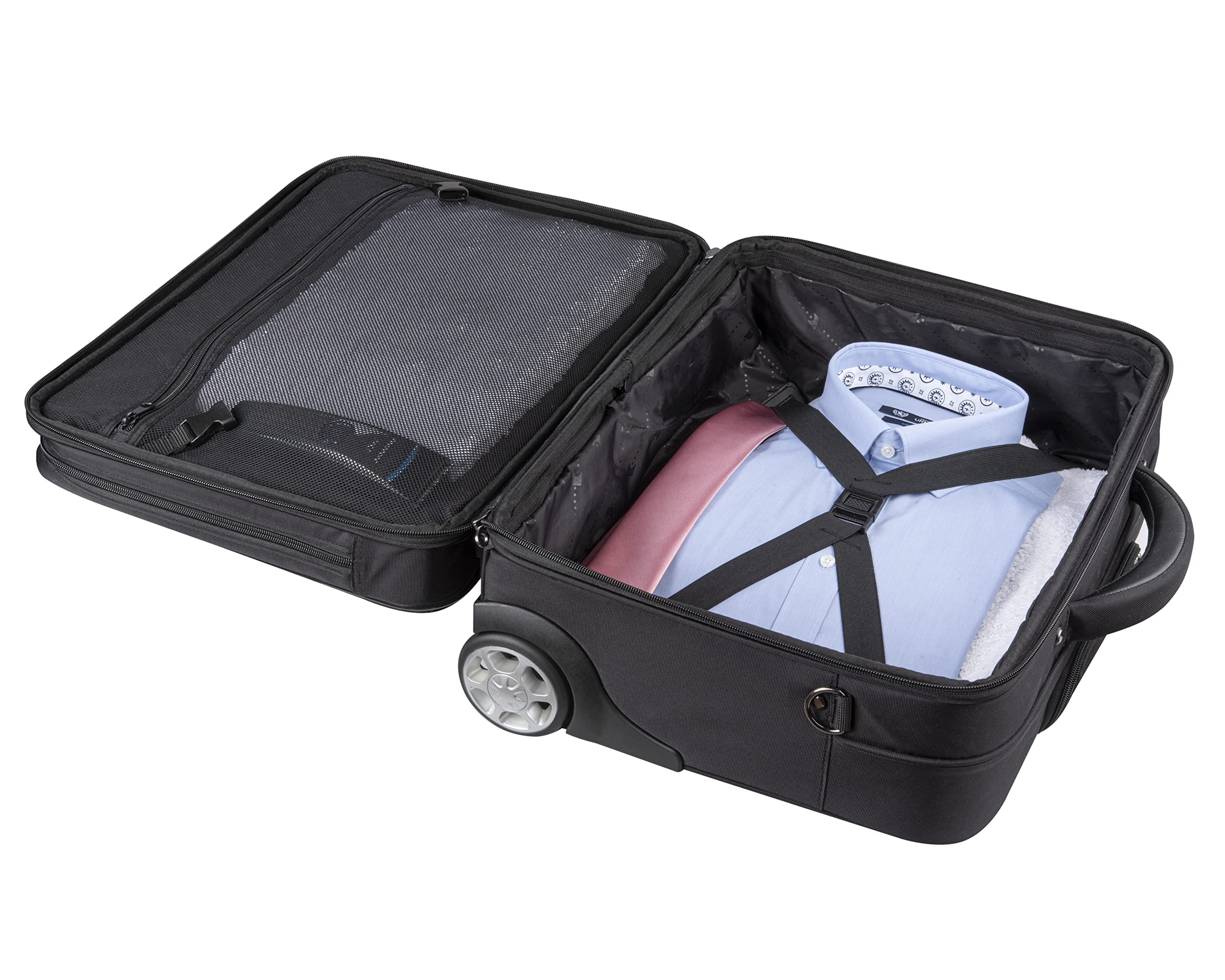 dynabook Ultimate torba podróżna na laptopa 15,6" z kółkami - wyściełana walizka do noszenia z przegrodą na laptopa, szara, szary