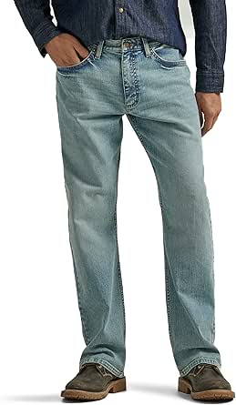 Wrangler Heren Jeans Premium Relaxed Fit Boot Cut Jean - Duurzaam En Comfortabel
