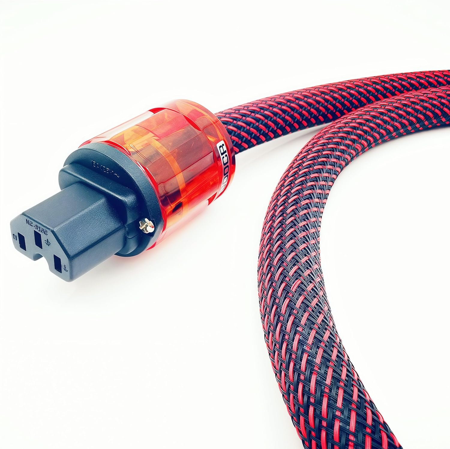 WAudio 3.3FT AC Power Cable 10AWG HiFi Audiophile Power Cord with US Plug IEC Connector