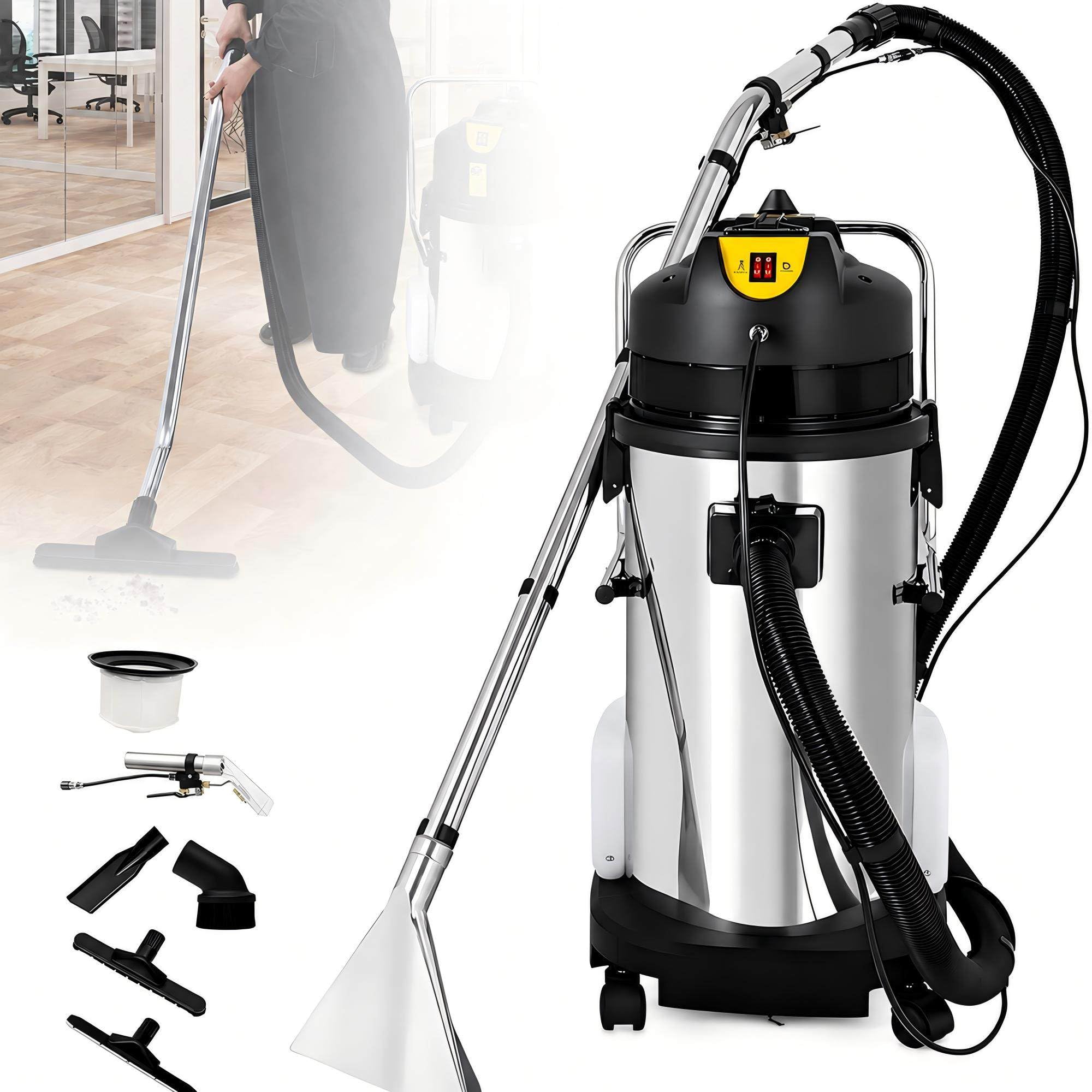 Shampouineuse Professionnelle 3 en 1, Injecteur-Extracteur 1034 W 20L