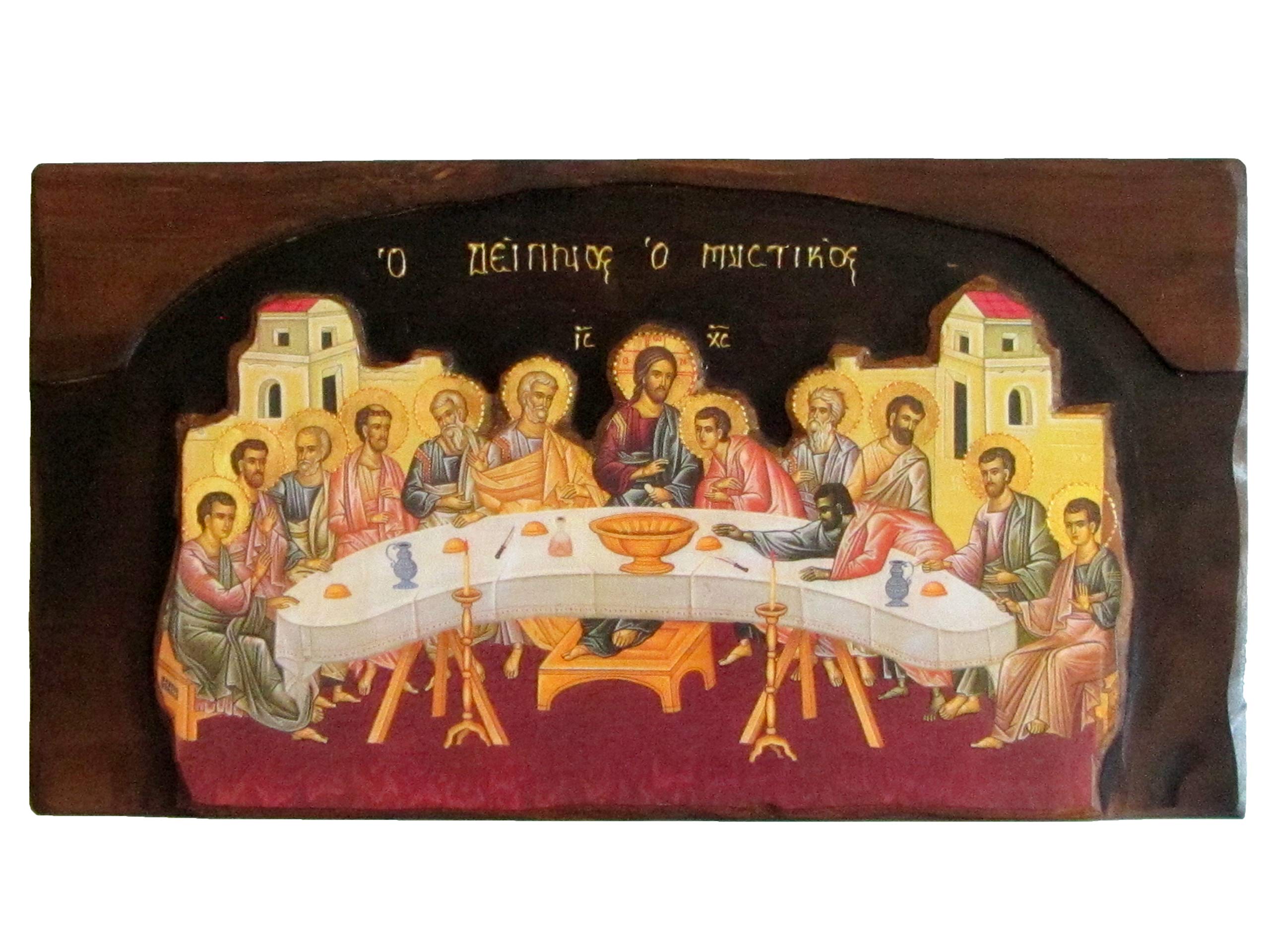 Icona Greco Ortodossa San Luca Chirurgo - Legno Di Tiglio 20x28