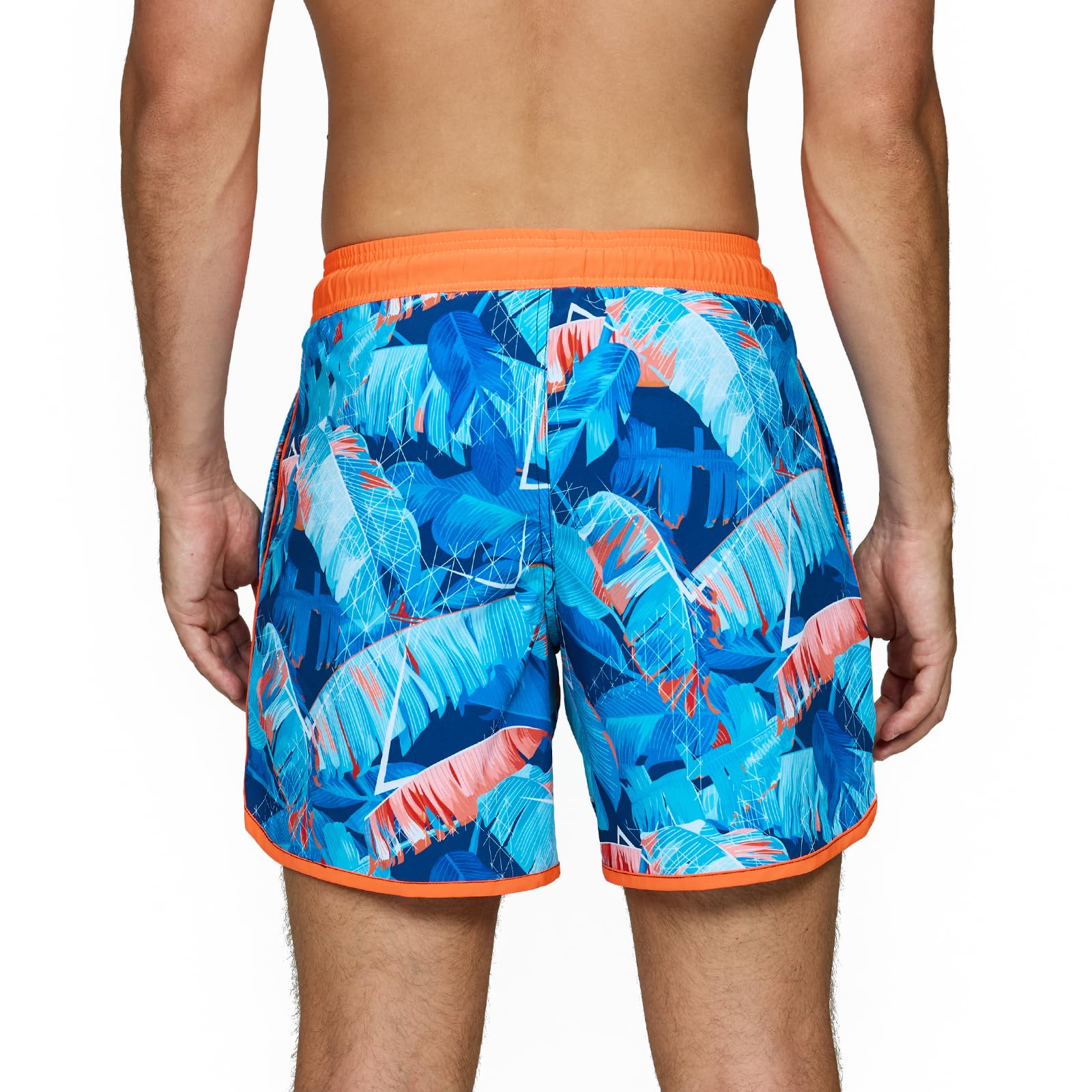 TMEOG Costume Uomo Mare Pantaloncini da Bagno Costumi da Piscina Surf Boxer Mare Costume da Spiaggia Bagno Vintage Pantaloncino Mare con Tasche e Coulisse