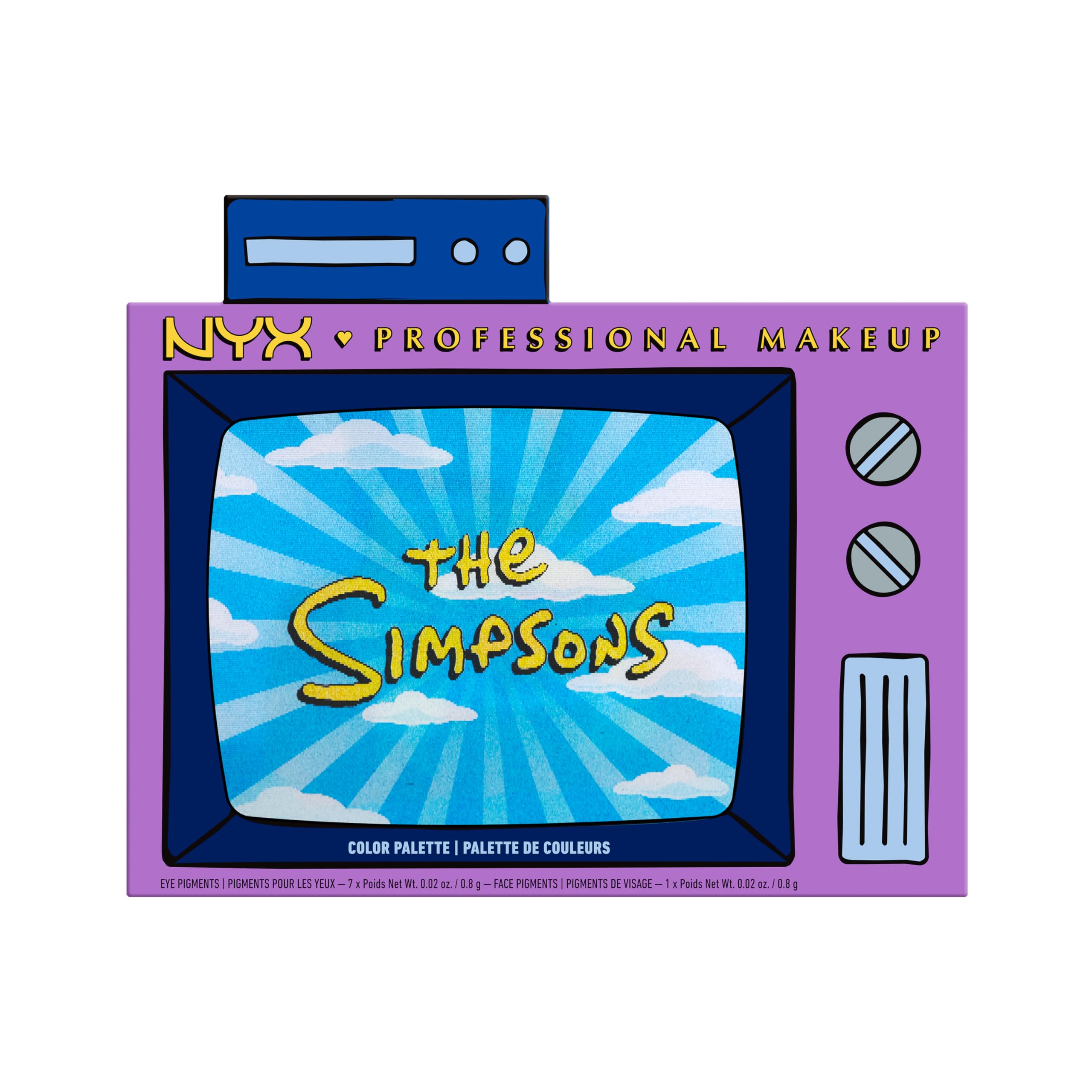 NYX Professional Makeup Simpsons Eyeshadow Palette