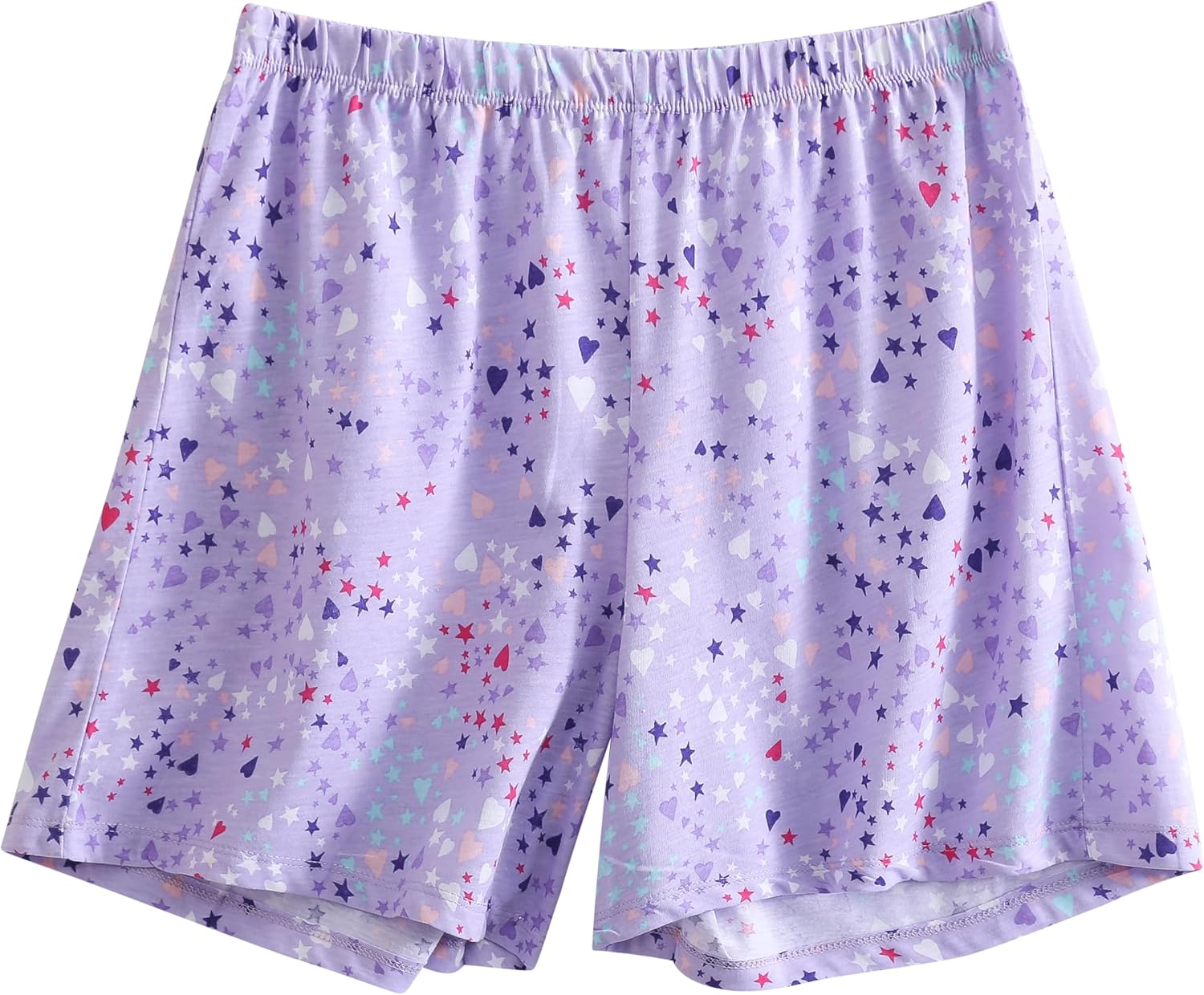 PNAEONG 3 Pack: Womens Pajamas Shorts Set Soft Elastic Waist Lounge Shorts Printed PJ Bottoms - Image 4