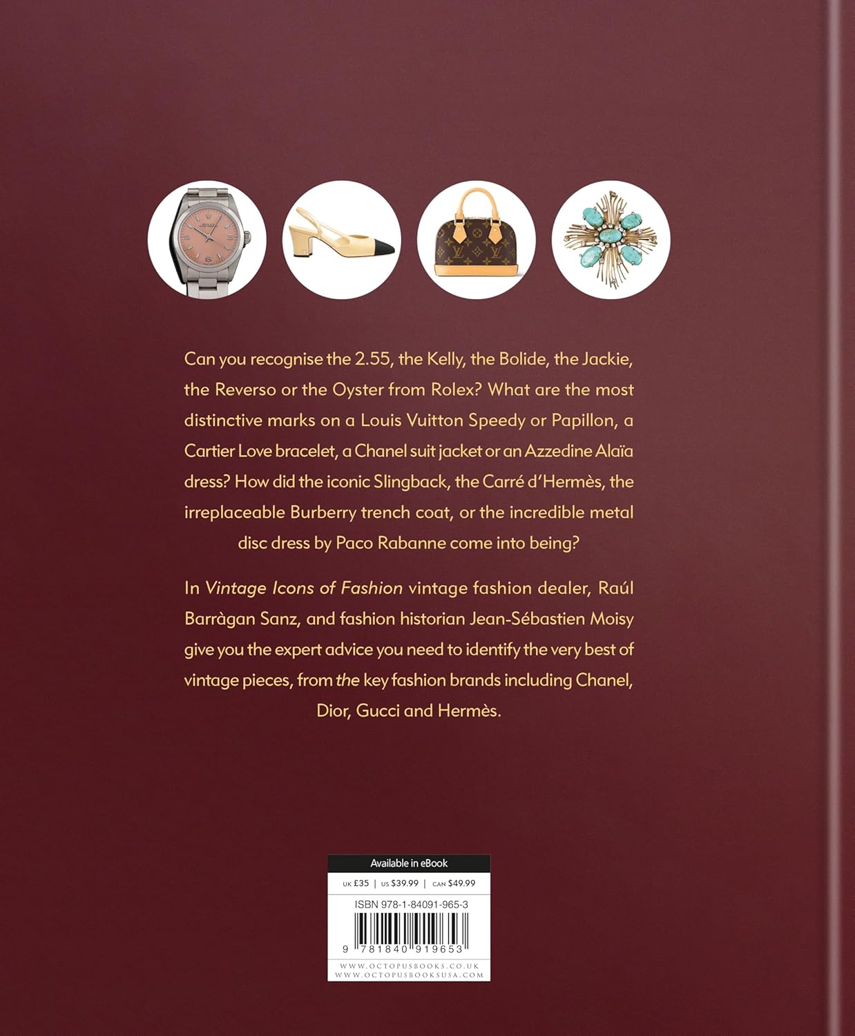 Vintage Icons of Fashion: From the Chanel 2.55 to the Rolex Oyster      Hardcover – October 14, 2025