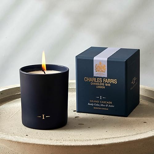 Vista 22 de Charles Farris Vela perfumada de lujo – 1 mecha, vertida a mano, larga duración, combustión limpia, 7.5 onzas, quema hasta 50 horas, fabricada