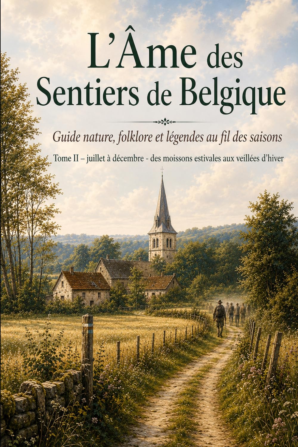 L'Âme des Sentiers de Belgique - Tome II (juillet – décembre): Guide nature, folklore Des fêtes et fruits de l'été aux veillées d'hiver