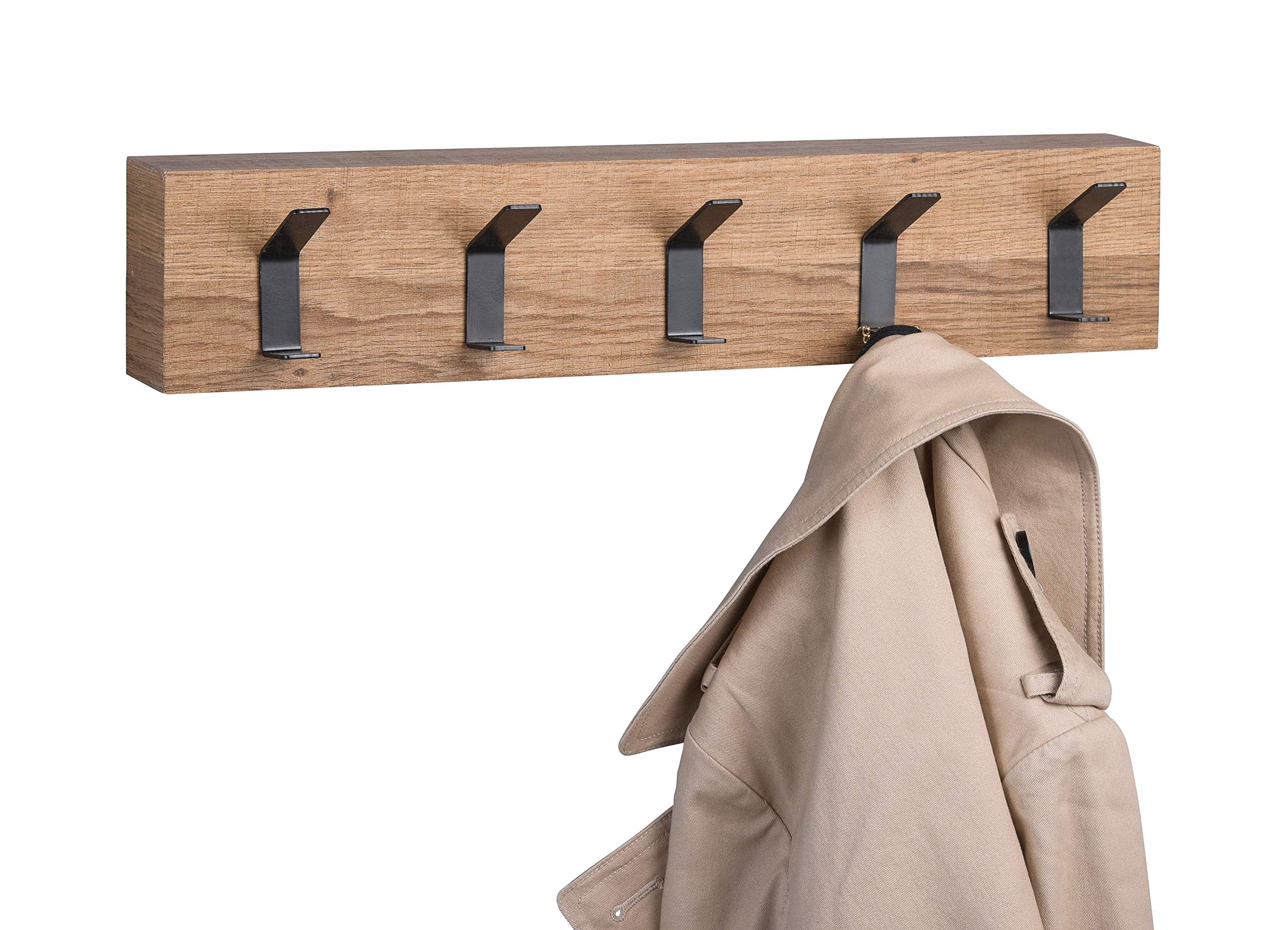 M2 Kollektion Lima 2 Garderobe/Wandgarderobe, MDF, Länge 70cm, Breite 5cm, Höhe 10cm