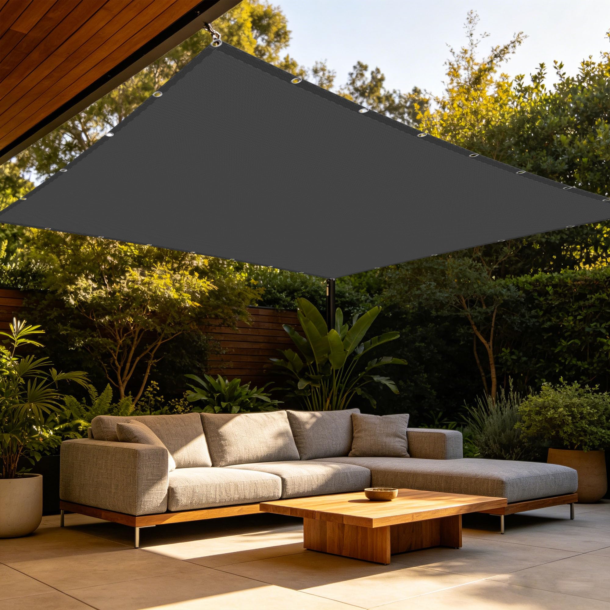 Voiles d'ombrages rectangulaires 160 x 250 cm pour aménager une terrasse moderne