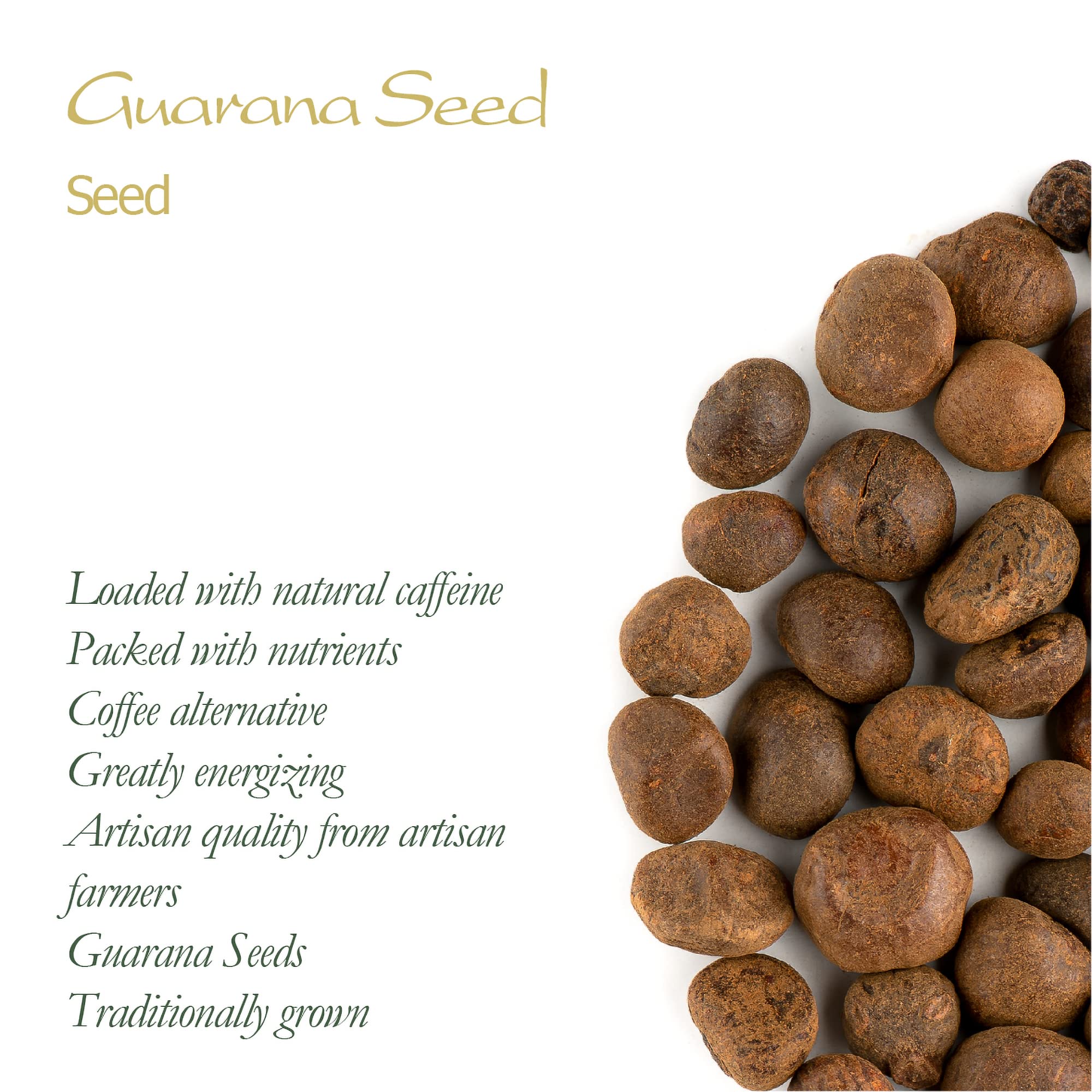 Guarana Seeds Whole Organic Tea - Guarana Seed 200g