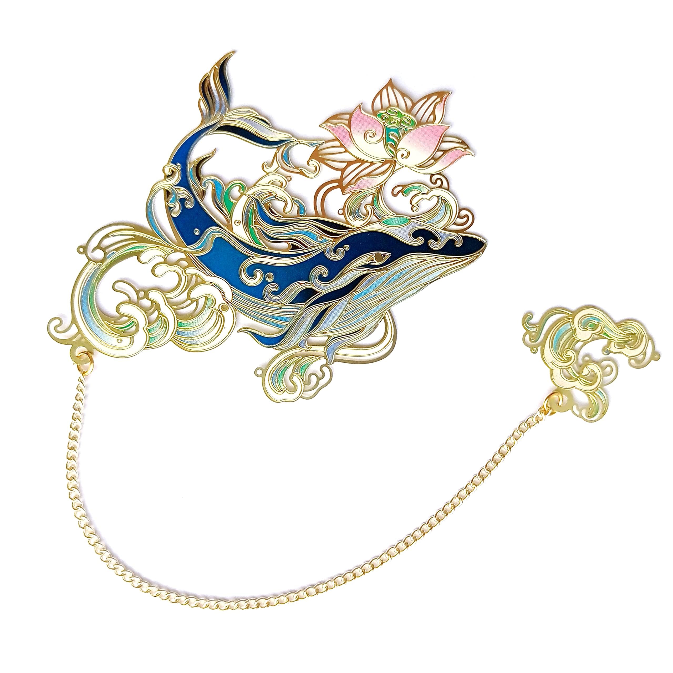 MOZART Kunai Chinese Style Brass Bookmark Classical Mythological Characters Mountain and Sea Sutra Series Creative Cultural Copper Bookmark Metal Bookmarks