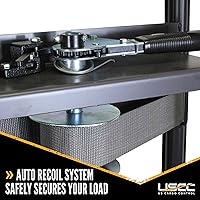 Vista 12 de US Cargo Control Carretilla de electrodomésticos resistente con escalador de escaleras y ruedas de retroceso, capacidad de 1,200 libras, camión