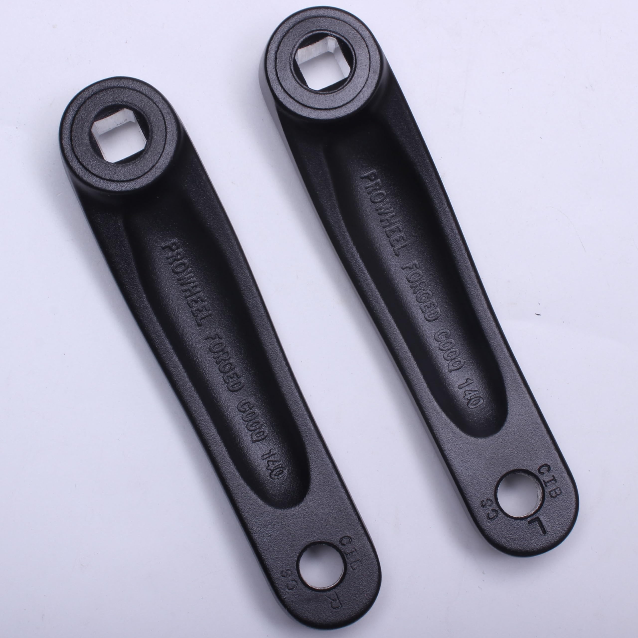 Ebike ramię korby z kwadratowym otworem, 127 mm / 140 mm / 152 mm / 160 mm / 165 mm / 170 mm / 175 mm kute ramię korby ze stopu 6061 uniwersalne ramię korby rowerowej do roweru