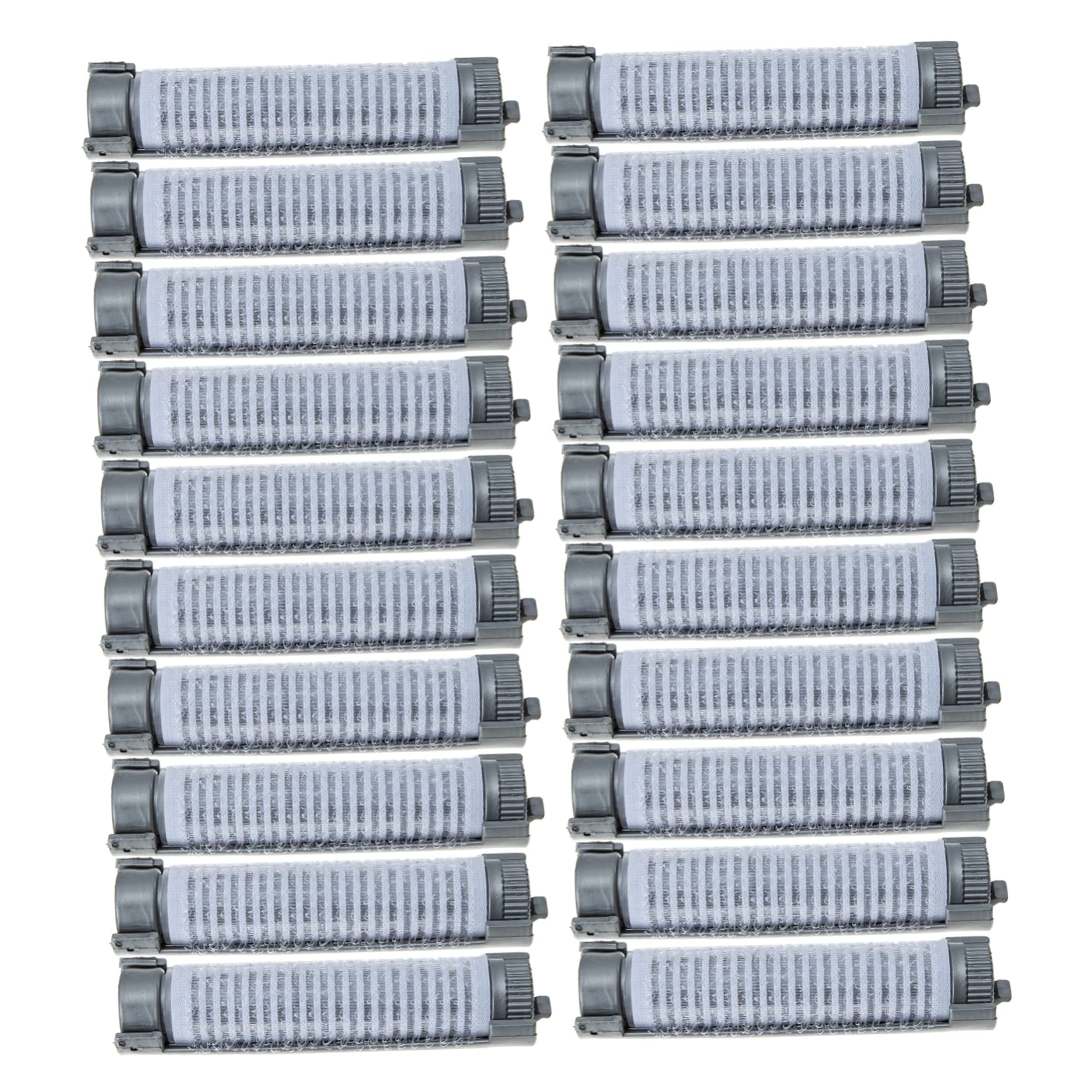 minkissy 20pcs Jumbo Self Grip Hair Curlers for Perming Wet Set Salon Hair Rollers