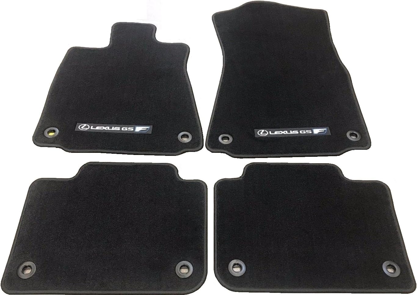 LEXUS New OEM Factory 4pc Carpet Floor MAT Set 2016-2018 GS-F GSF (Black)