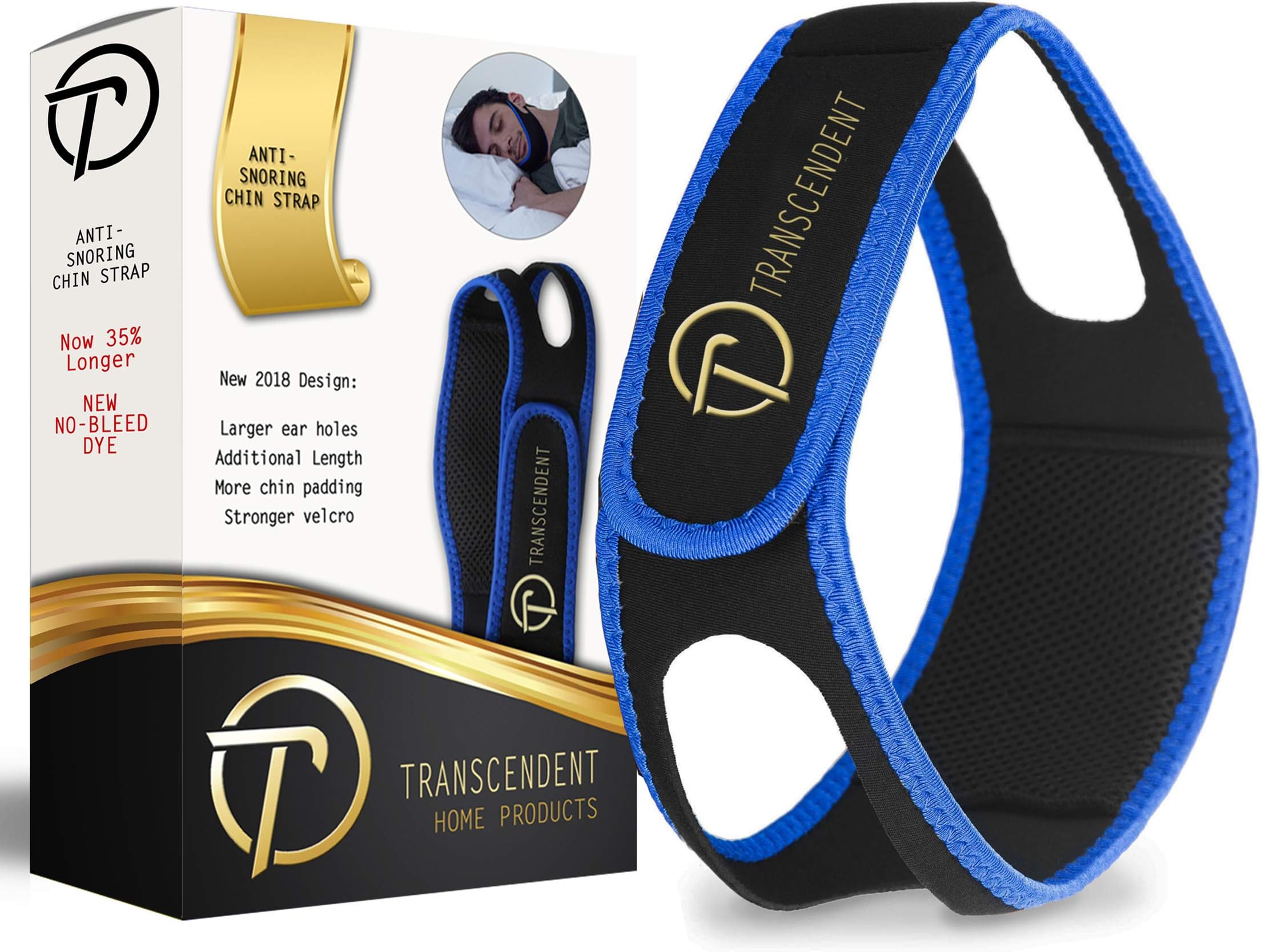 Anti Snore Chin Strap - [Upgraded 2018] Comfortable, Effective Anti Snoring Solution Sleep Issues Chin Strap - The Ultimate Stop Snoring Sleep Aids for Men, Women