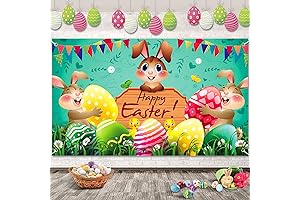 Festive Easter Fabric Backdrop