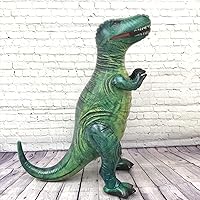 Vista 7 de Jet Creations T-Rex inflable de 37 pulgadas de alto, juguetes inflables de dinosaurios, grandes dinosaurios inflables de animales juguetes