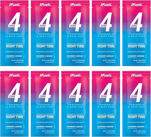 SFuels. Zone 4 Performance Fuel - Nutrición deportiva para entrenamiento de alta intensidad, carreras de resistencia y recuperación de energía más