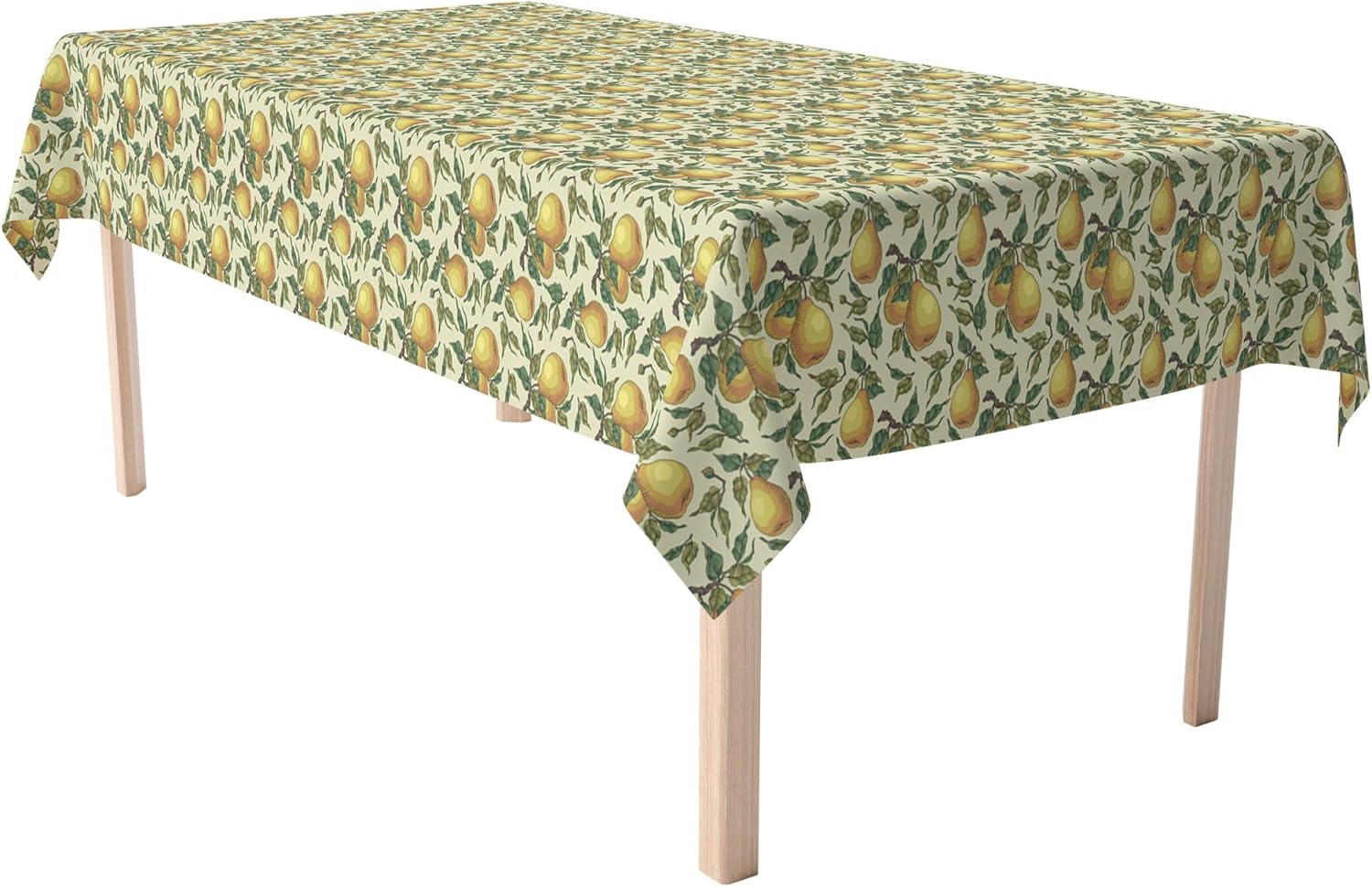 Fabric Textile Products, Inc. Rectangular Tablecloth, 100% Cotton, 52x120, Painted Pear Tree