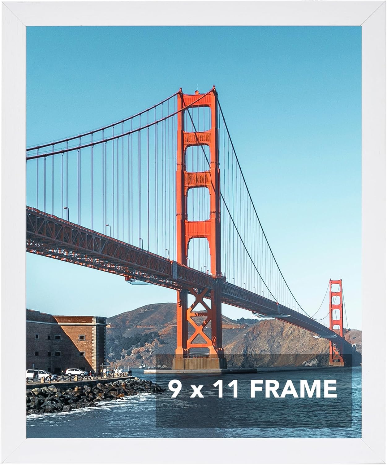 Comprar OMISHE 9x11 Picture Frame White for Wall Hanging or Tabletop, 9