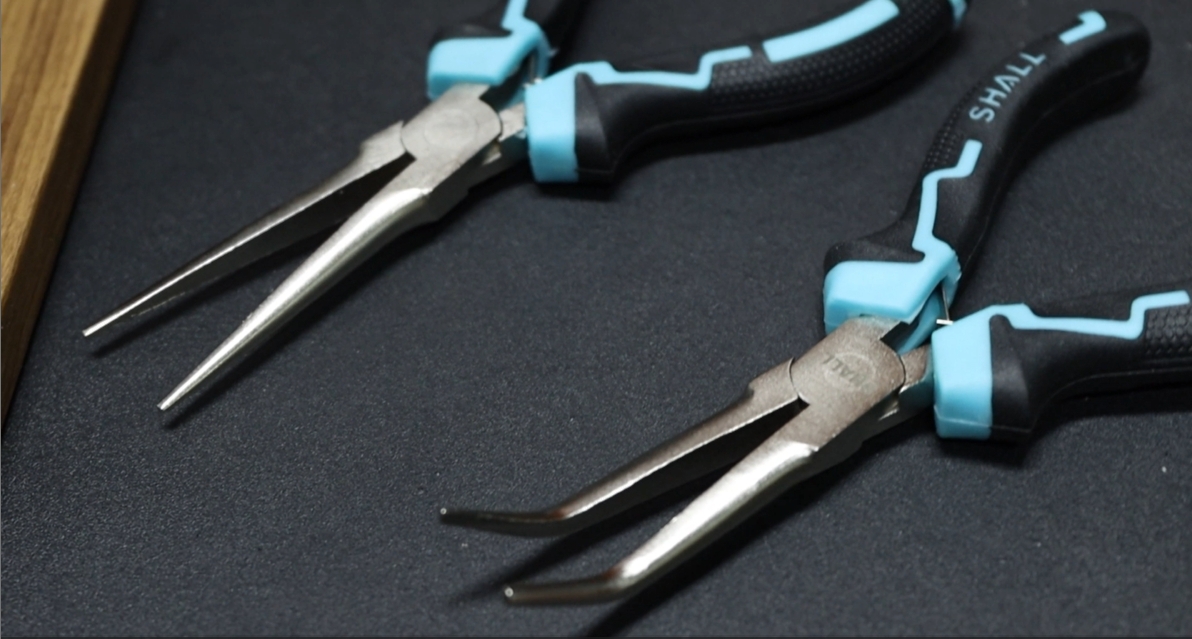 ชุดคีมปากแหลมยาวพิเศษ 6 นิ้ว 4 ชิ้น - สำหรับงานเครื่องประดับ งานอิเล็กทรอนิกส์ และงานพันสายไฟ