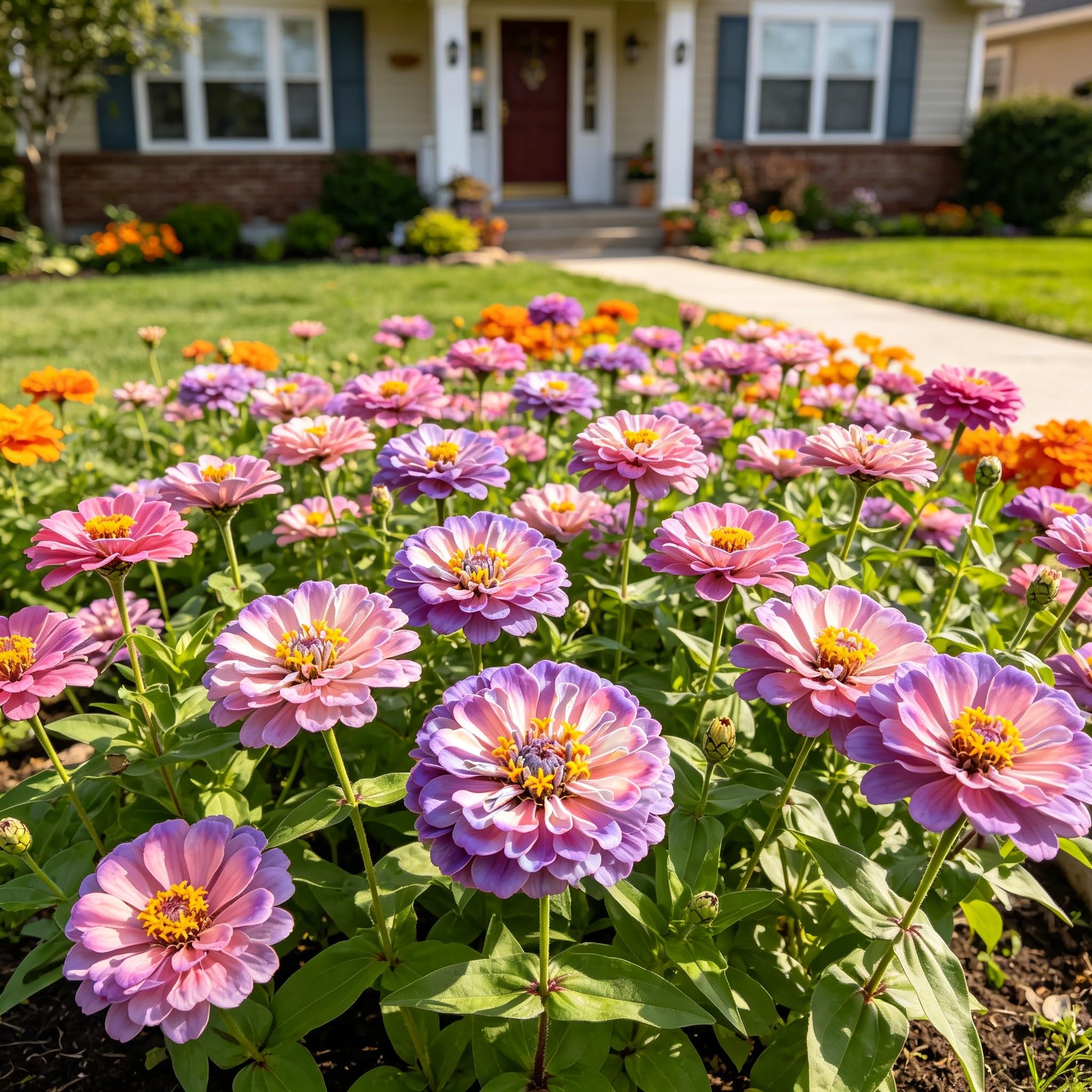 Zinnia Seeds,Bedding,Gorgeous,Ornamental,Rhizome,Resistant,Potted,Plants-2000pcs-d