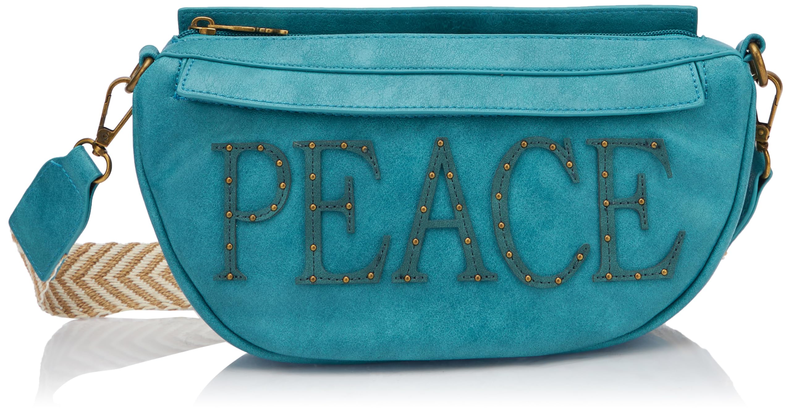 aleva Women's Crossbody Crossover Body Bag, Aqua, One Size