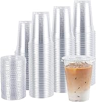 Vista 14 de TashiBox Vasos de plástico desechables de 9 onzas, 100 unidades, transparente