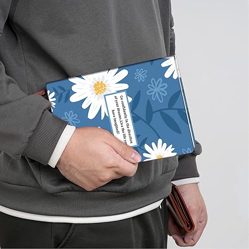 Miniatura 6 de Diario motivacional de cuero, regalo inspirador, diario con forro inspirador, cuaderno de tapa dura de cuero para escribir cuaderno A5 (ve con