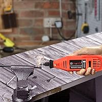 Vista 5 de GOXAWEE Kit de herramientas rotativas con portabrocas sin llave y eje flexible, herramienta eléctrica multiusos de velocidad variable y 140