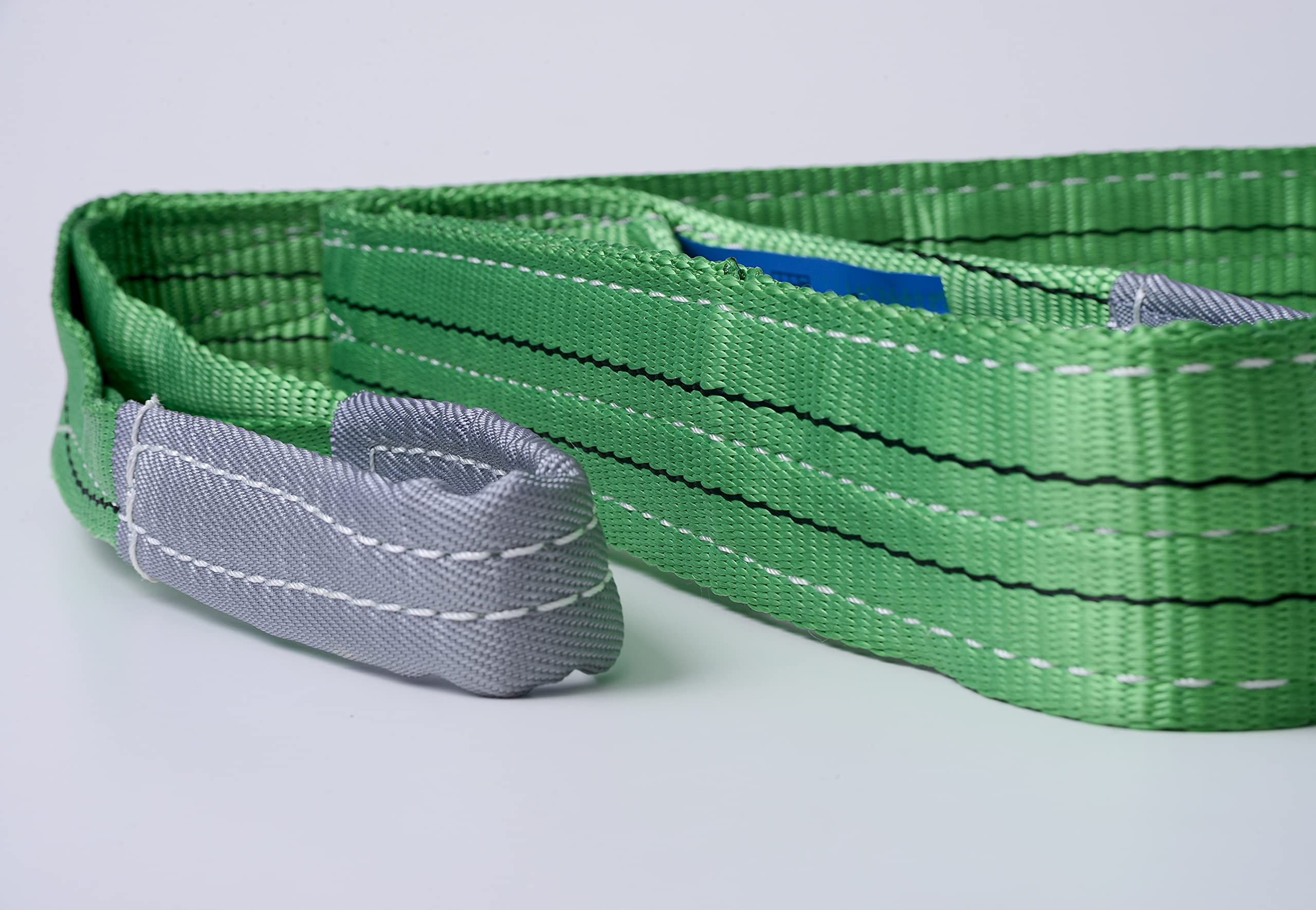 IPEA Rundschlinge 3000 KG Tragkraft - 60 mm x 2 Meter - Abriebfestes und Schnittfestes Polyester-Seil zum Heben Schwerer Gegenstände – Gemäß CEN Norm – Zurrgurt für Lasten und Gewichte