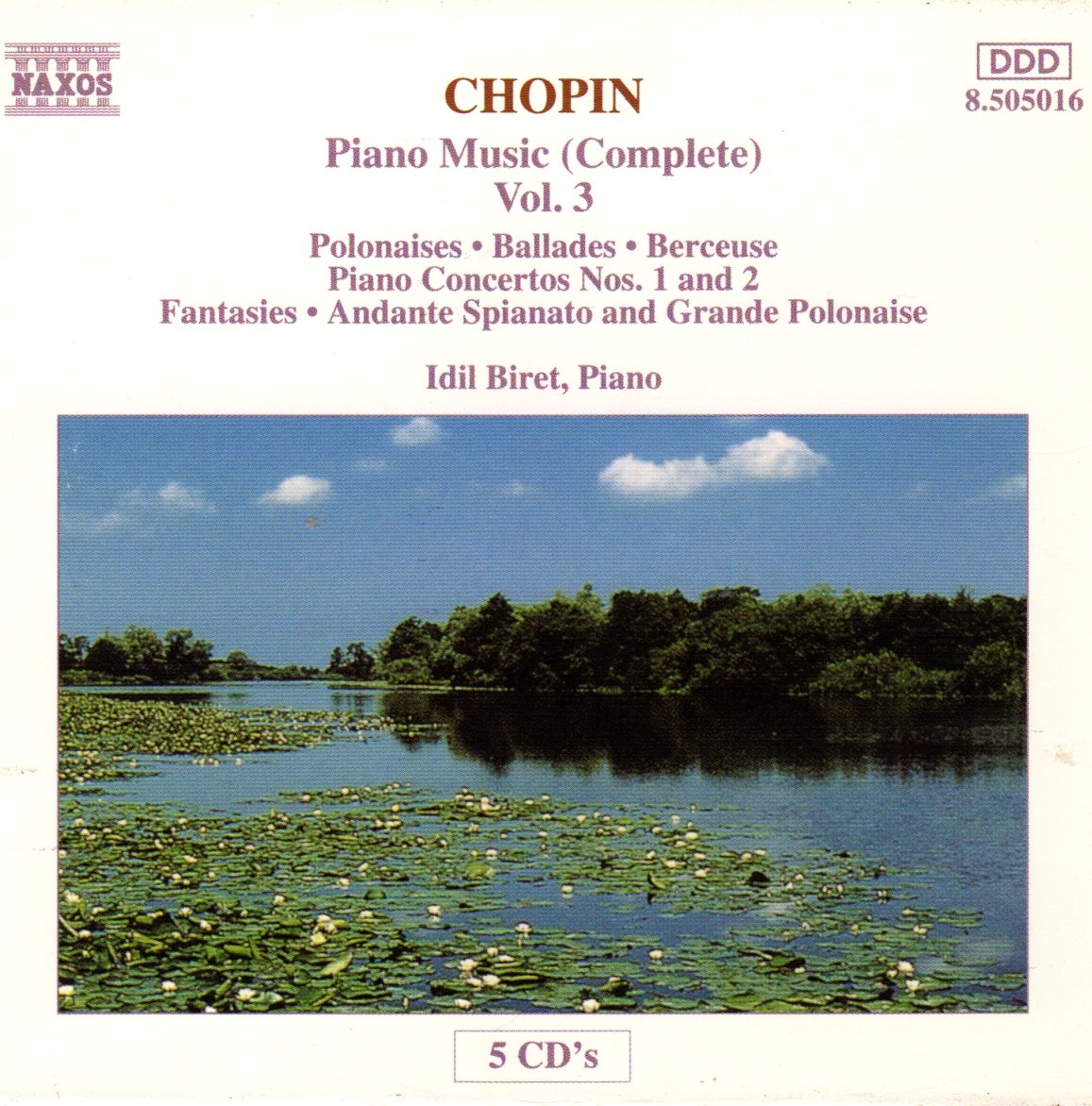 Chopin:Piano Music - 3 (5cd) [Audio CD]