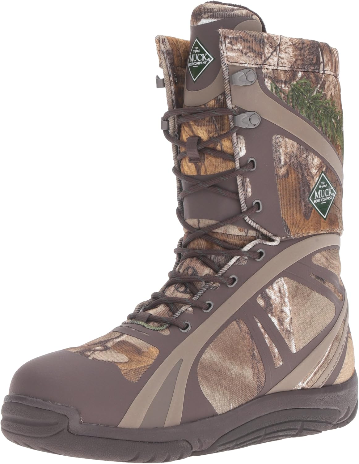 Muck Pursuit Shadow Rubber Lightweight Insulated Scent-Masking Lace-Up Men's Hunting Boots