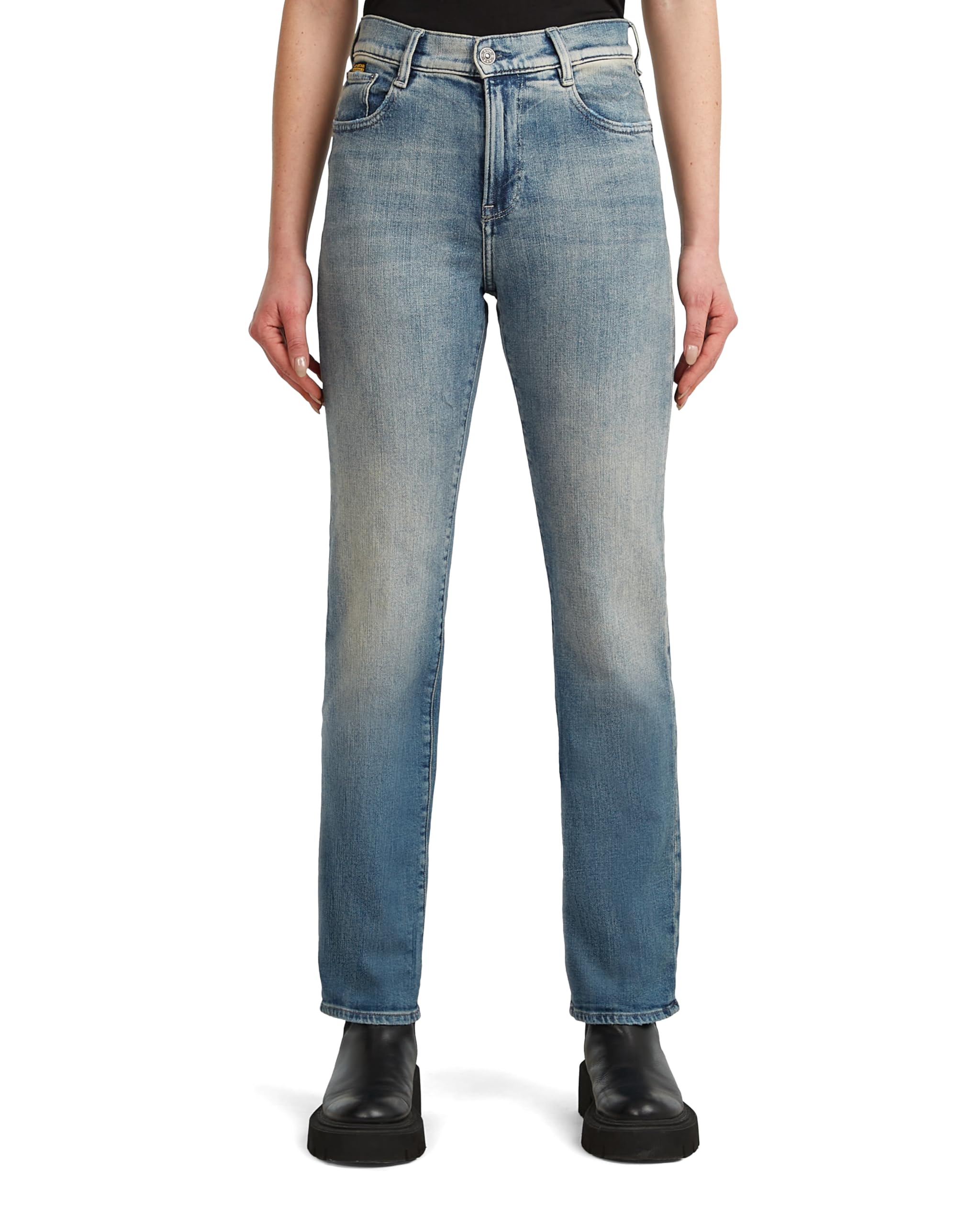G-Star Damen Viktoria High Straight Jeans