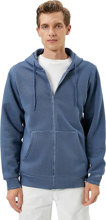 Sudaderas Hombre Con Capucha Chamarra Basica Ligera Hoodie