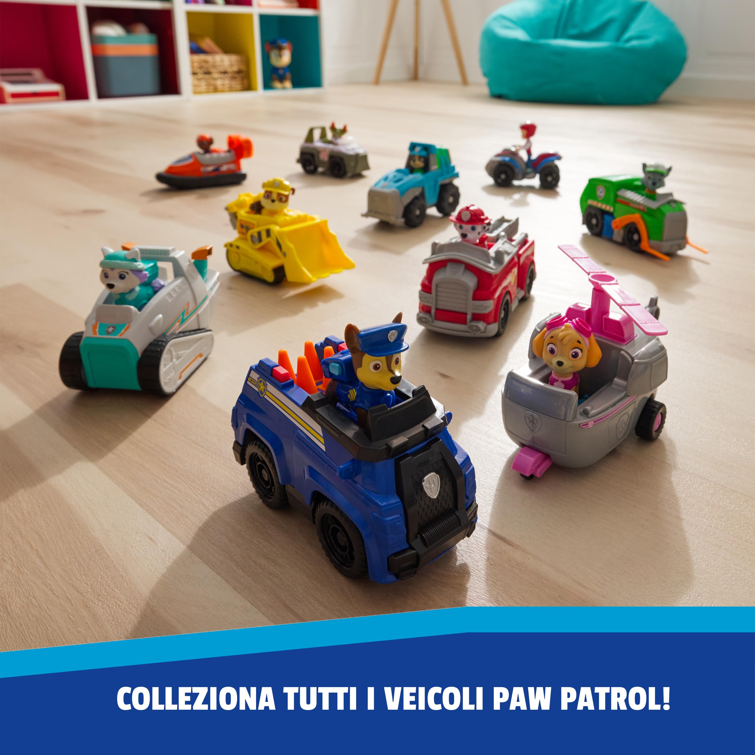 Paw Patrol, Veicolo Jungle Cruiser di Tracker 2025, Veicolo e Personaggio Tracker, Giochi per bambini e bambine dai 3 anni in su
