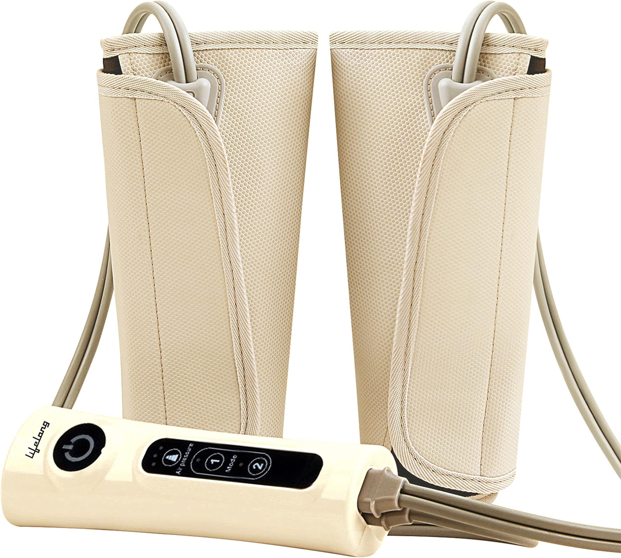 Lifelong LLM18 Air Pressure Massager for blood circulation and pain relief of Arms, Leg, Calf and Foot (Brown)