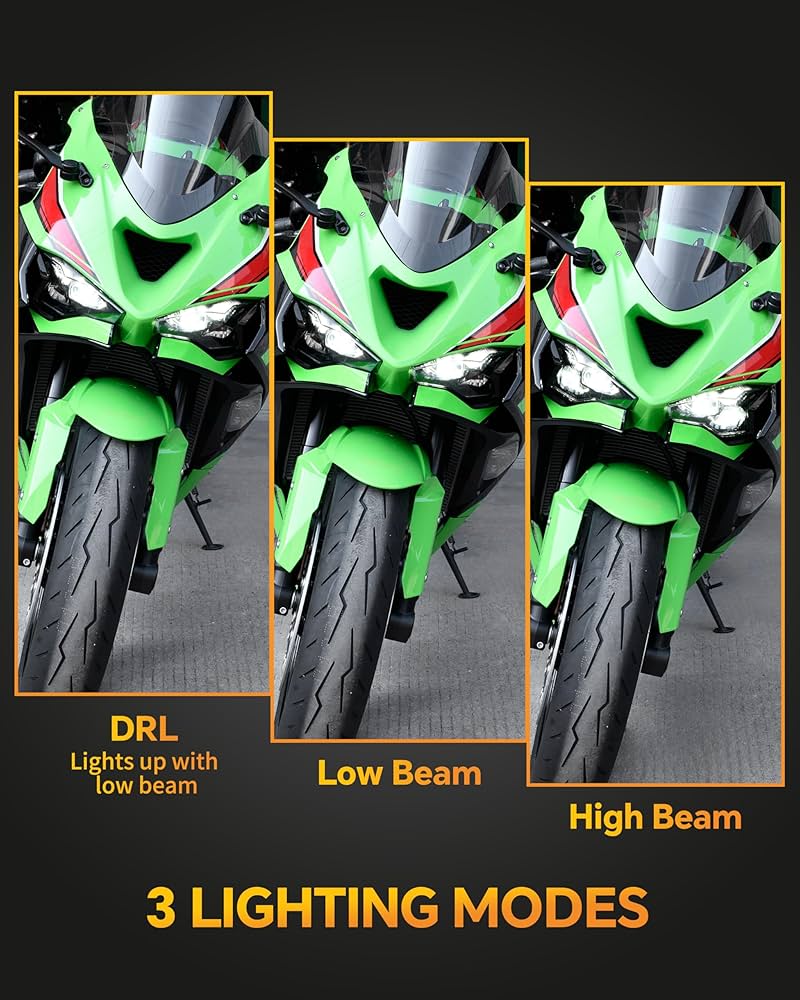 Amazon.com: VEISUTOR LED Headlight for ZX-6R 24-25