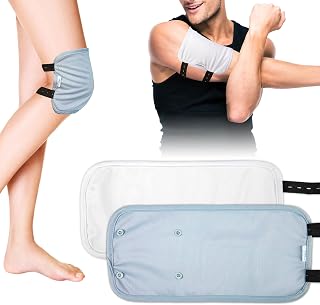 ZINGTERRA Castor Oil Pack Wrap, Castor Oil Pack for Knee Organic Joint Castor Oil Packs Castor Oil Packs kit for Knee, Calf 2 Pack